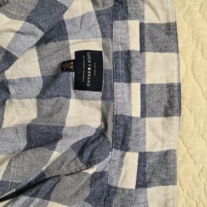 Lucky Brand Blue and White Checkered Shirt